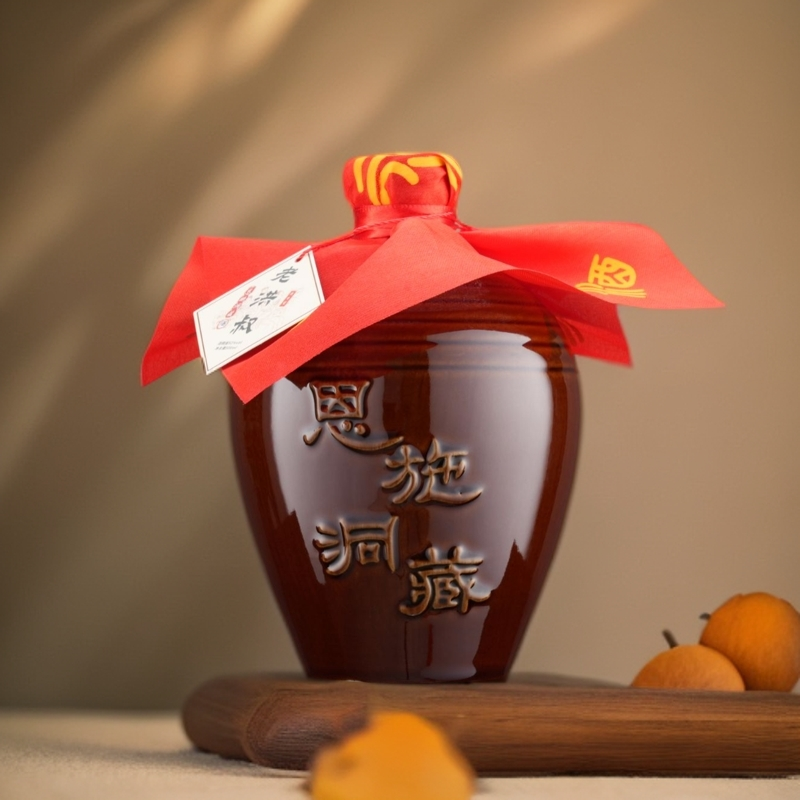 老洪叔清香型高粱白酒52度  500ml*6瓶/箱装