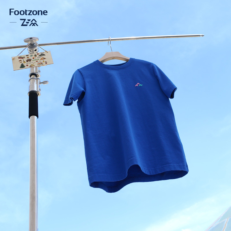 纯色圆领T恤简约女上衣短袖背后印花休闲衫女士FCD22A51733