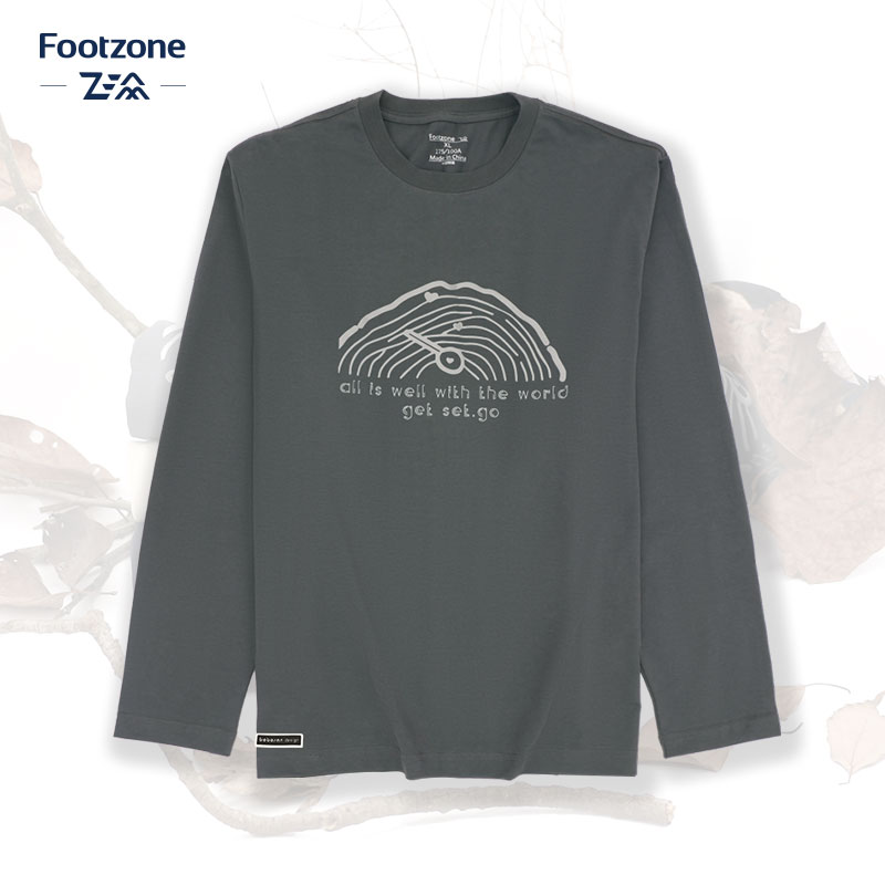 常规版男士秋装薄长袖个性创意原野年轮概念时尚上衣FCD41A60143