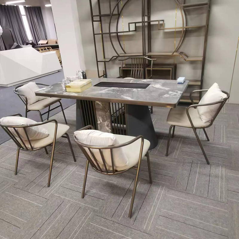 茶桌椅组合轻奢高级感茶台简约现代泡茶茶道茶具套装一体功夫茶几