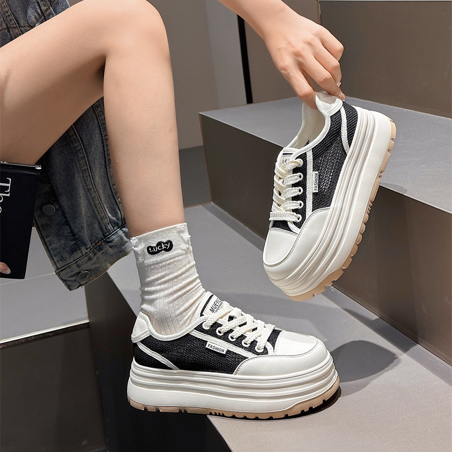 轩轩家【松糕网鞋】 秒变大长腿炸街款时尚轻巧大牌款透气休闲鞋