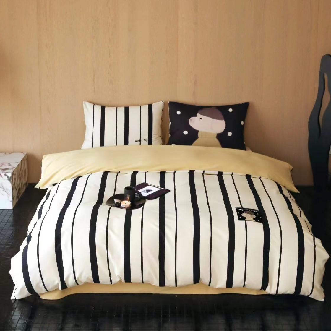 老板娘专属-Park now【雪地小狗】 全棉四件套 