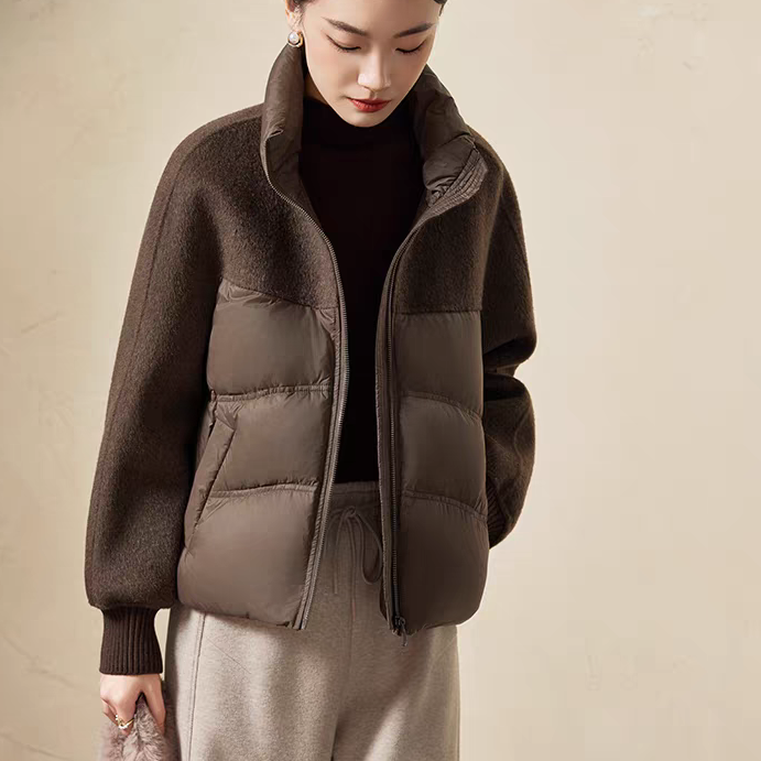 裁剪纸样24872连肩袖轻薄棉服纸样