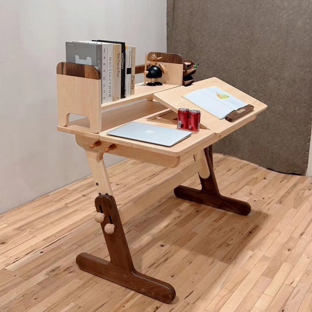 全实木学习桌书桌儿童