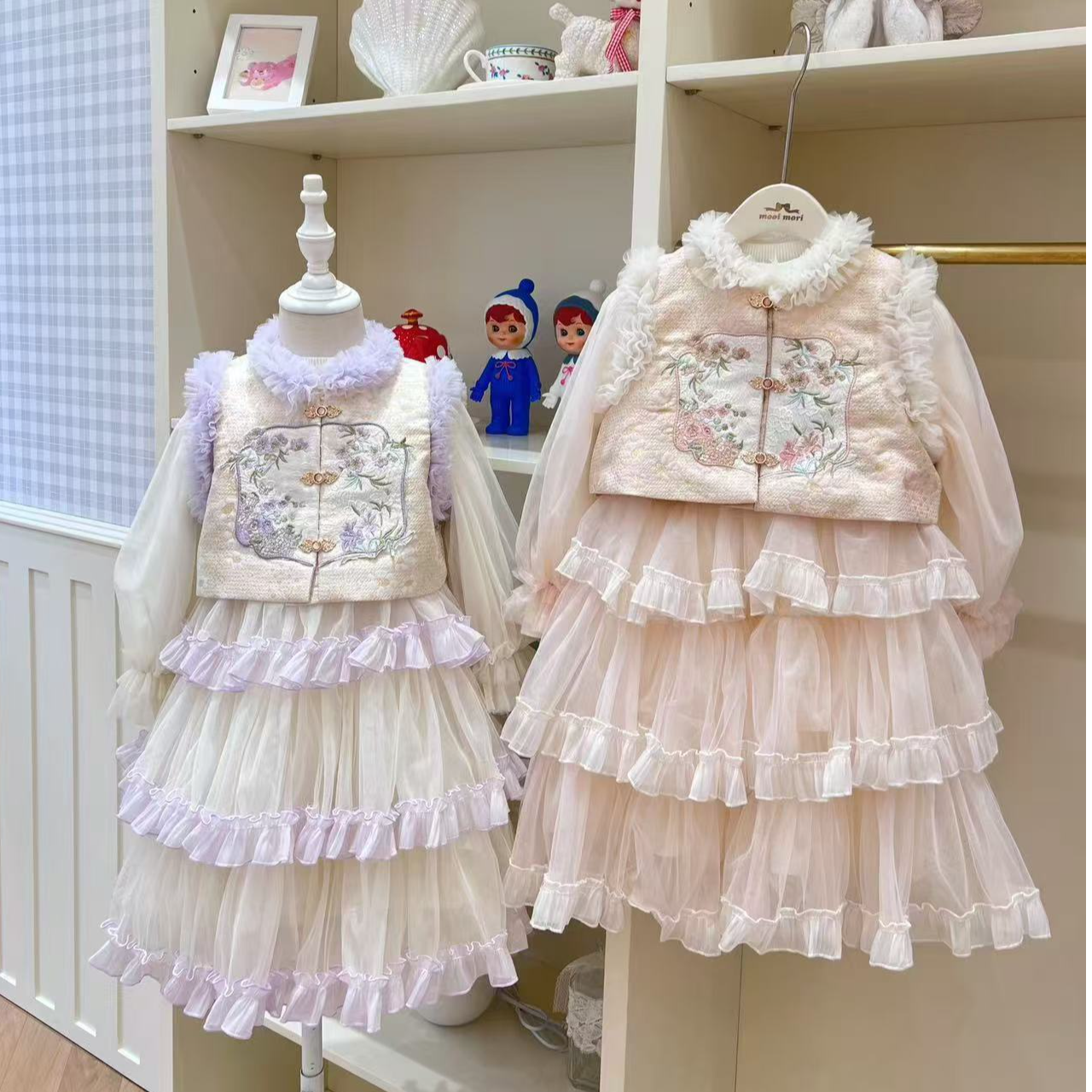 Alice *158-1   中式洛丽塔* 女童秋冬季新款日常套装1-19