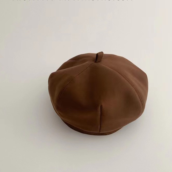 春韩系春秋宝宝画家套头帽复古百搭春