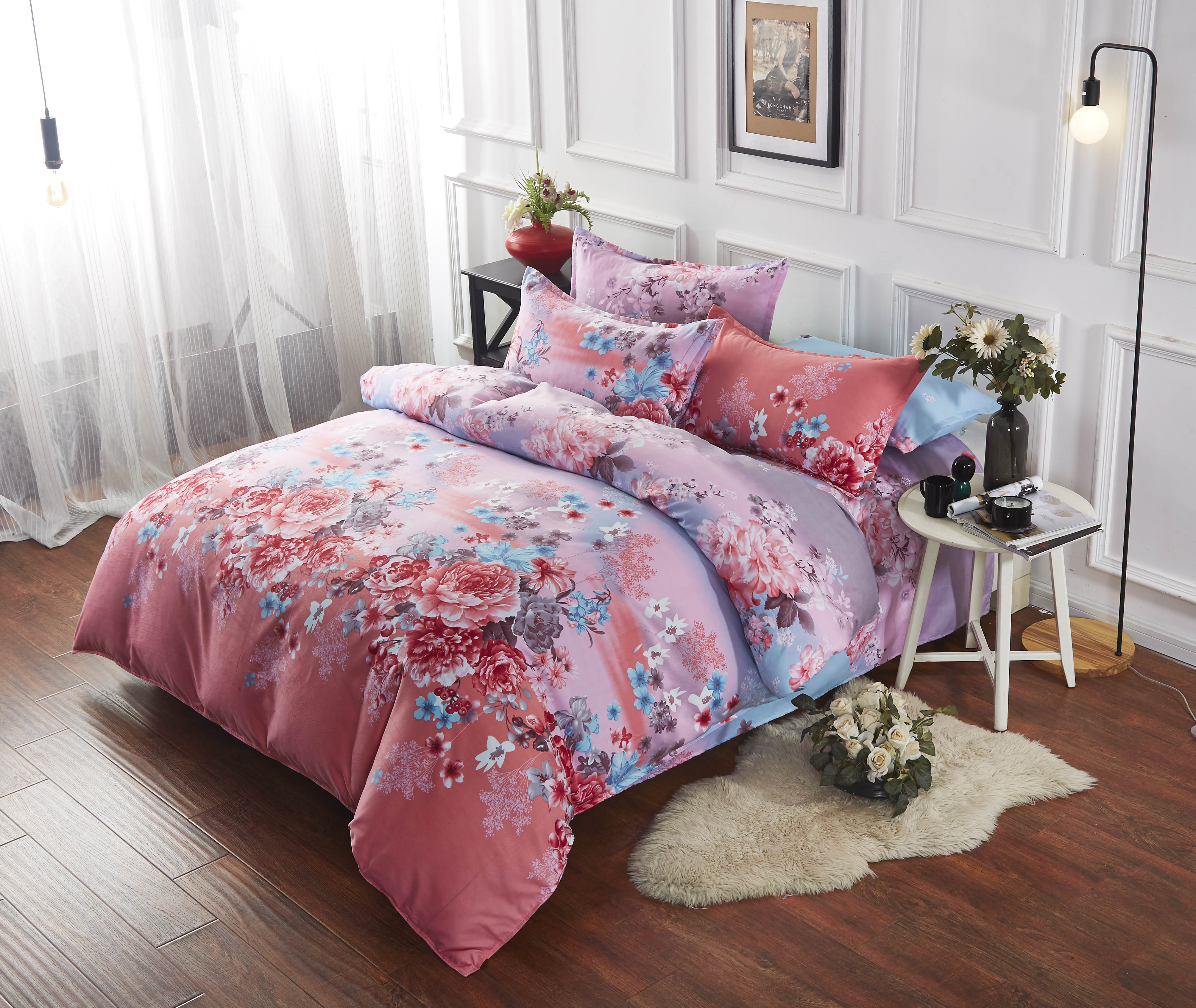 粉黛被套单件【150x200】加厚磨毛亲肤学生单人双人四季床用斜纹