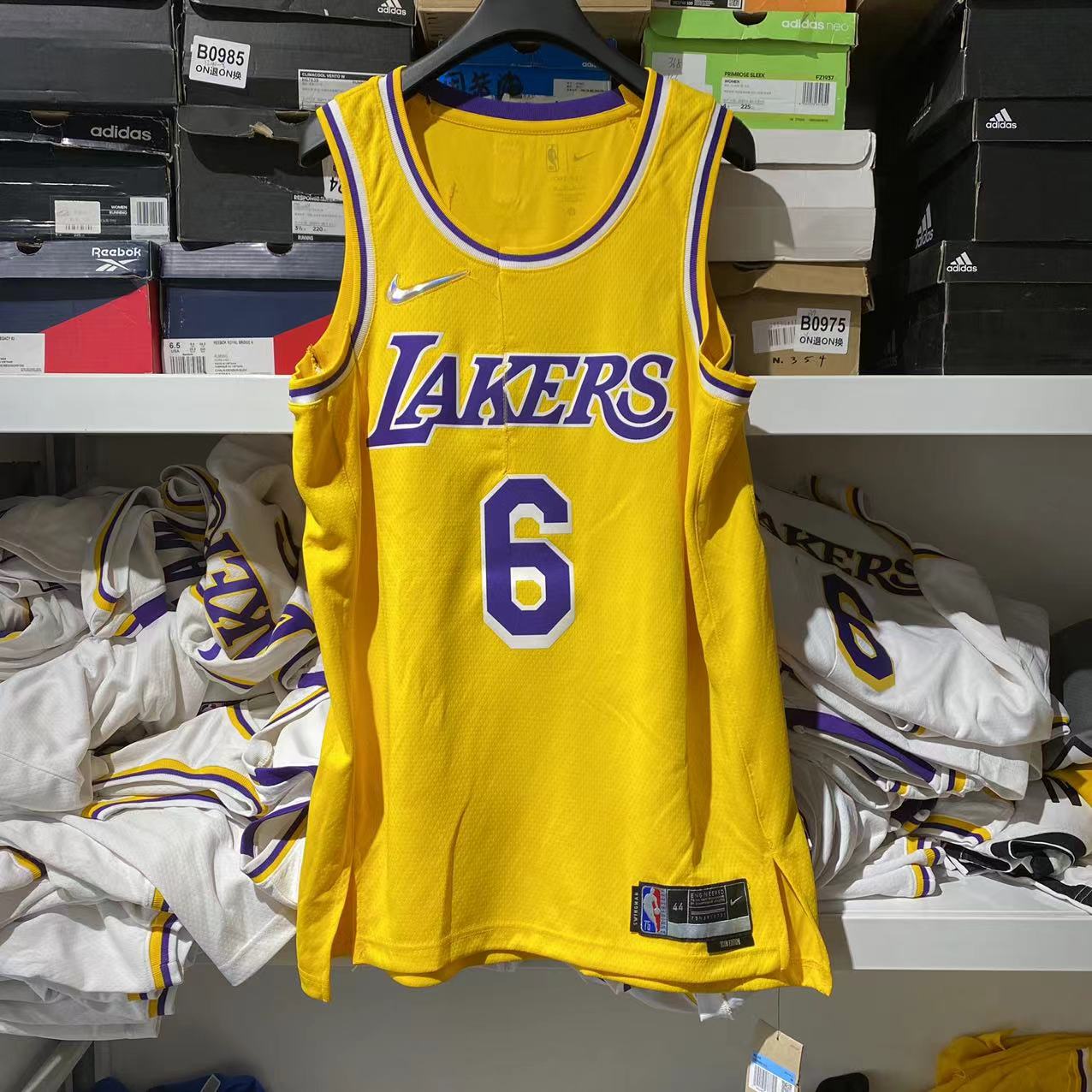 无配件/瑕疵款 NIKE  球衣6号黄色 男女同款