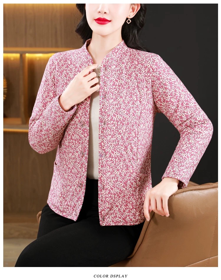 【24款特价】360°石墨烯贴片保温锁热中老年妈妈棉衣棉服