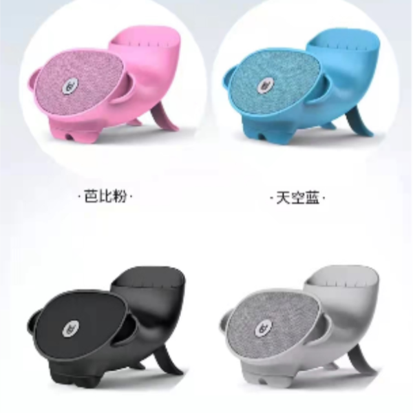 贝德手机支架桌面音响无需充电创意网红高档商务可爱卡通扩声音箱