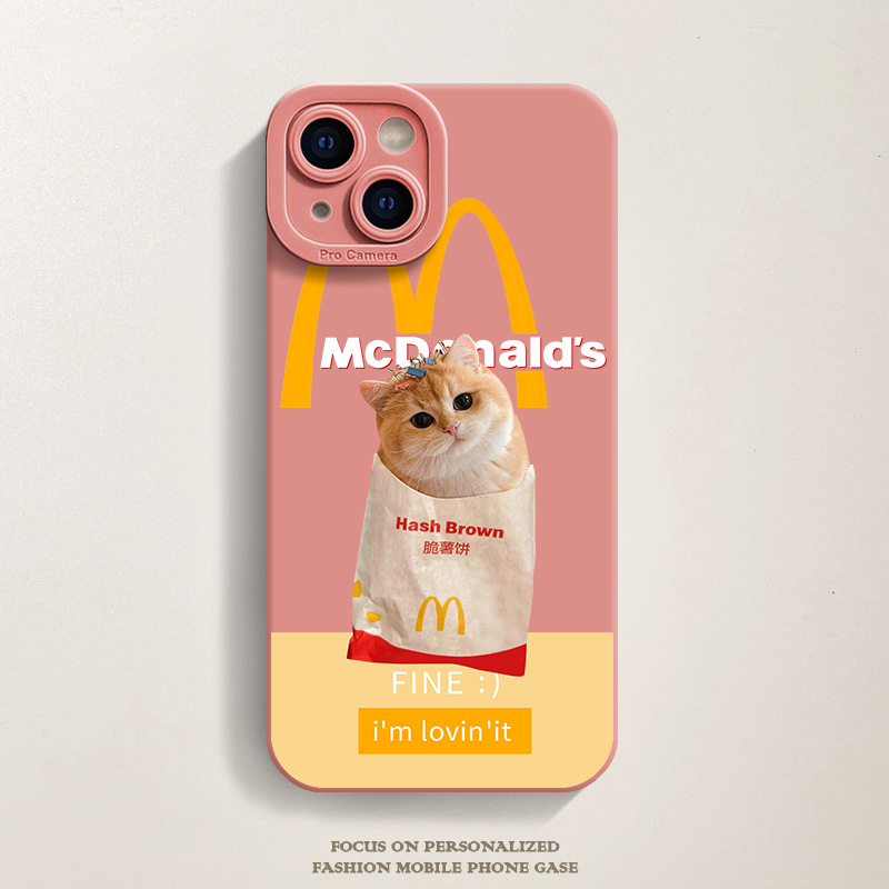 狗狗猫咪适用苹果14手机壳iphone13promax情侣新款全包可爱搞怪壳