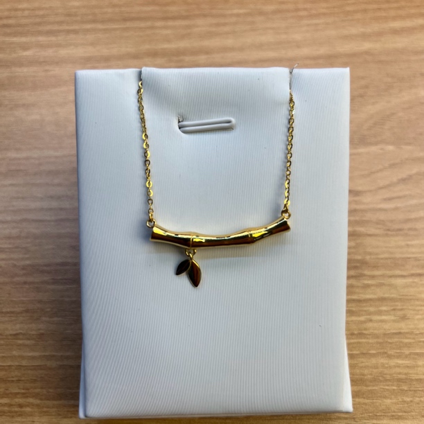 纯万福黄金 足金5G工艺 亮面竹节节节高项链套链 吊坠 黄金按克卖