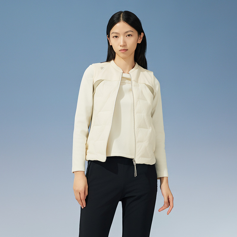 Rapido睿必度25冬季女拼色休闲立领鹅绒马甲CP4938X08雳霹道