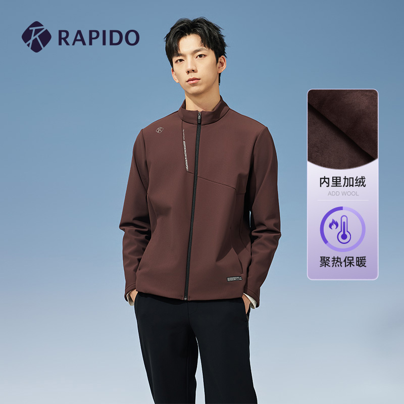 【户外机能风】RAPIDO雳霹道男士商务休闲夹克立领外套CN4976G06