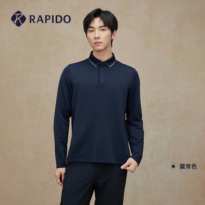 RAPIDO睿必度25秋冬新款男士R系列基础休闲POLO衫CN4941U13雳霹道