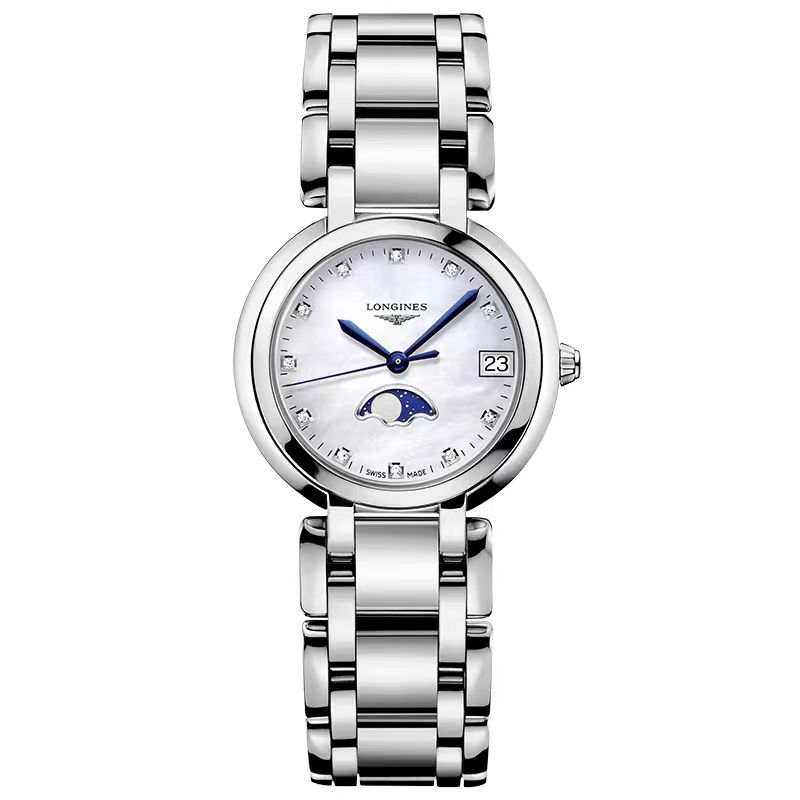 99新 Longines/浪琴 月相系列/贝母盘/女表/表径30.5mm