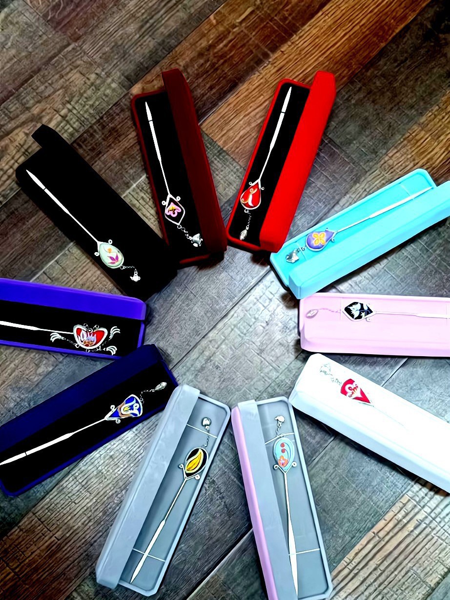 水族非物质文化遗产马尾绣发簪