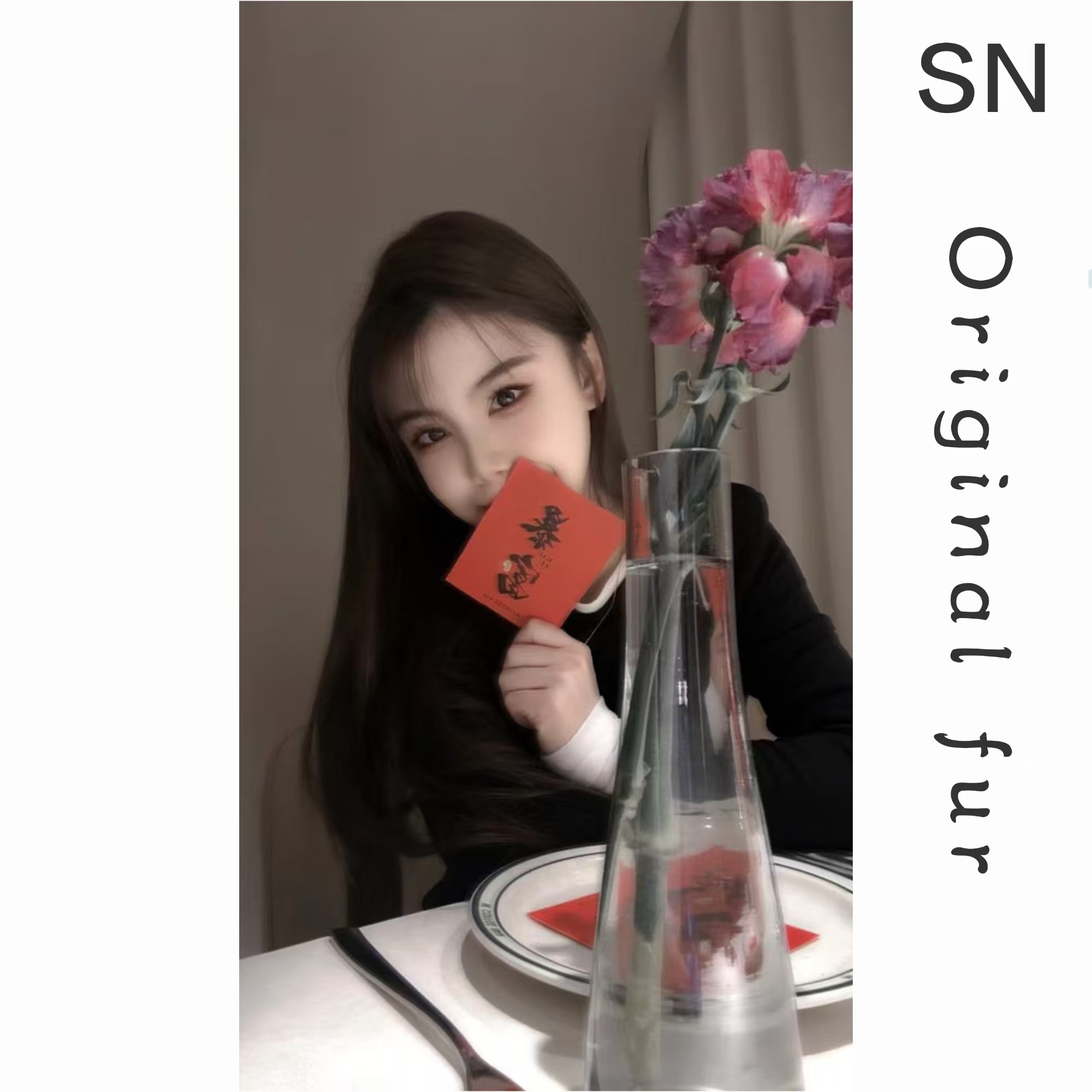 SN原创 高级咖合集 新款女外套冬季皮毛一体