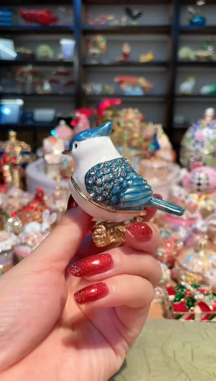 【闪购商品】珐琅彩首饰收纳盒精致