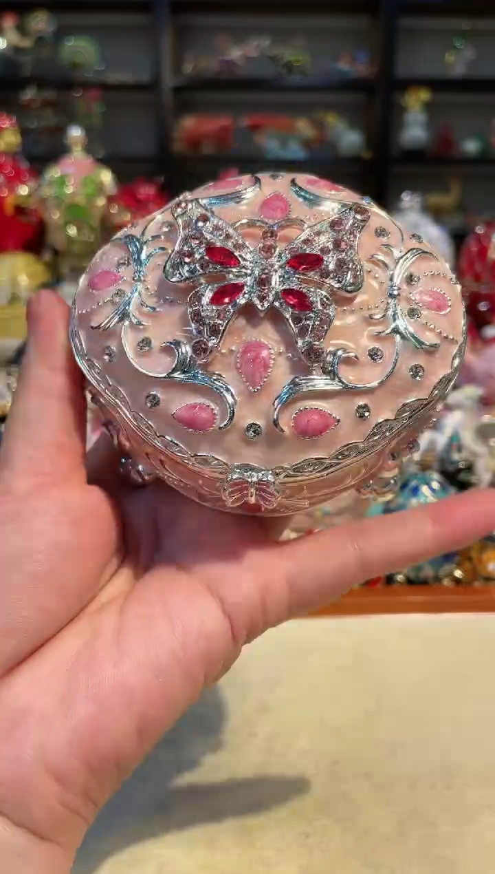 【闪购商品】精致珐琅彩首饰盒