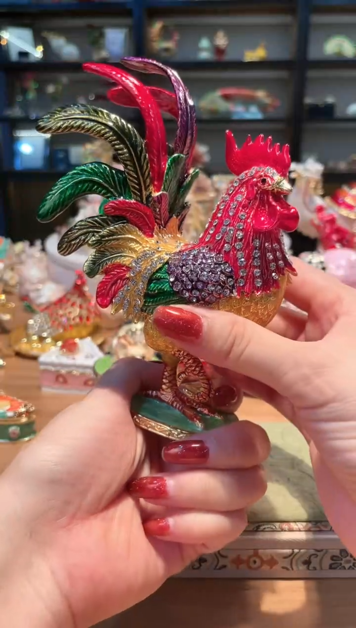 【闪购商品】 珐琅彩首饰收纳盒精致