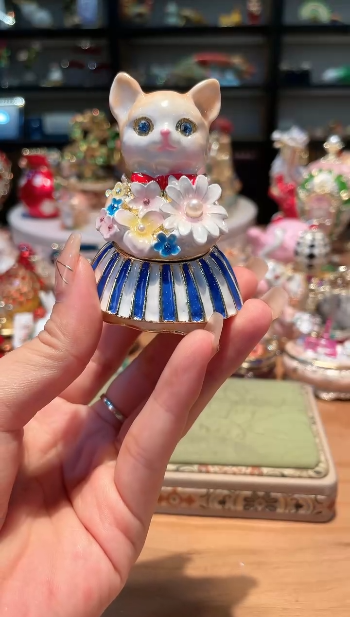【闪购商品】 珐琅彩首饰收纳盒精致