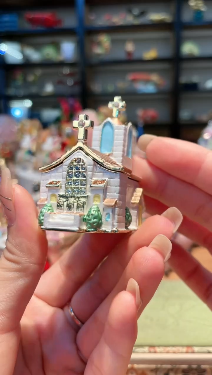 【闪购商品】 珐琅彩首饰收纳盒精致