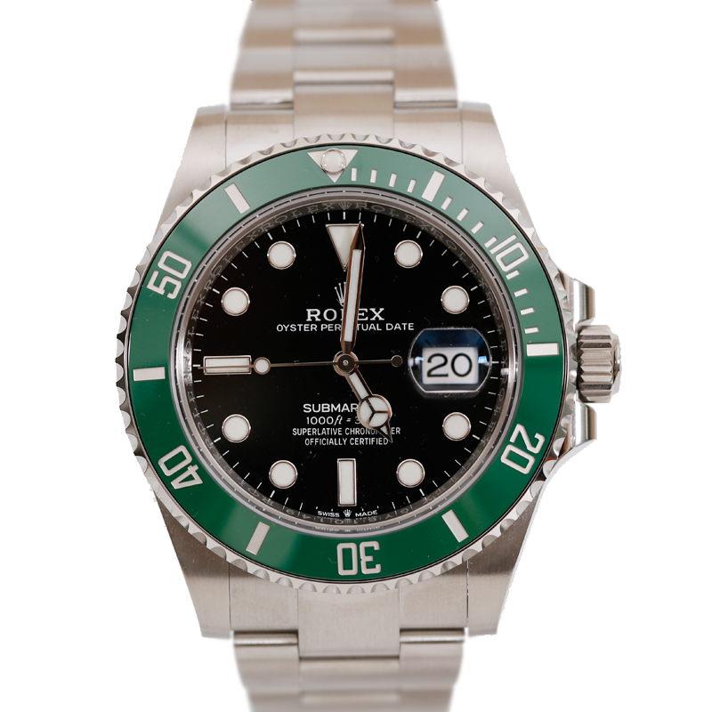 99新 Rolex/劳力士 126610LV三代绿水鬼自动机械25年全套藏表家