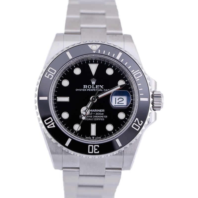 95新 Rolex/劳力士 黑水鬼126610自动机械日期显示24年全套藏表家