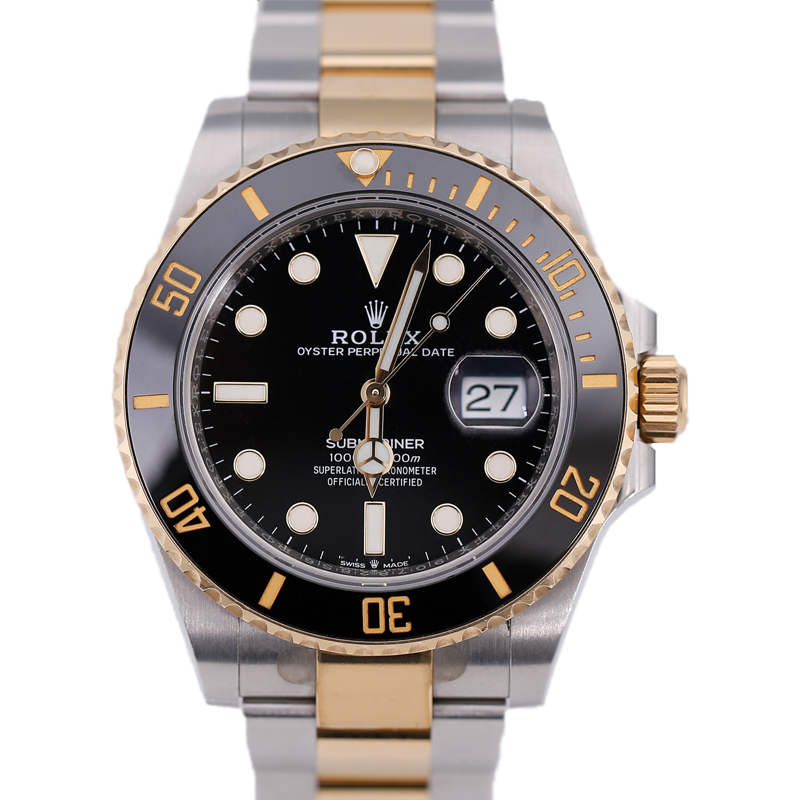 95新 Rolex/劳力士 潜航者间金黑126613日期显示23年全套藏表家