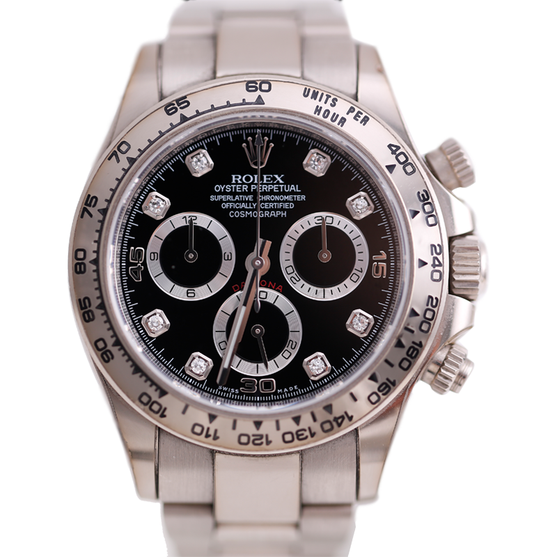 95新 Rolex/劳力士 116509白金刻度迪通拿20年全套藏表家名表