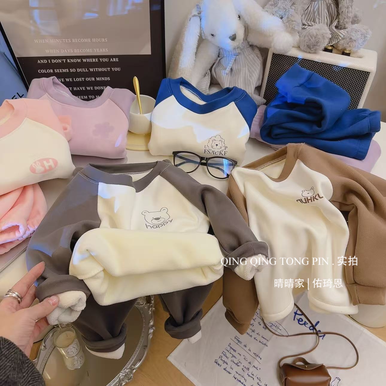 儿童保暖内衣套装男童女童宝宝秋衣秋裤贴身男女宝保暖衣