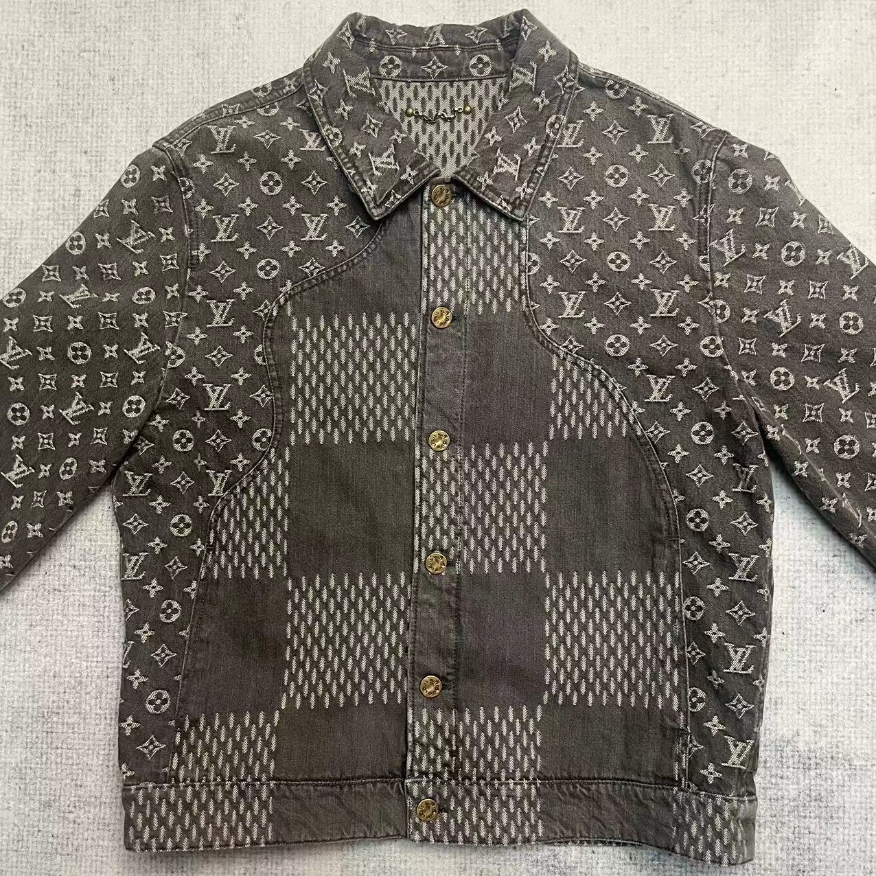99新 LouisVuitton/路易威登 nigo联名满印牛仔夹克/50码