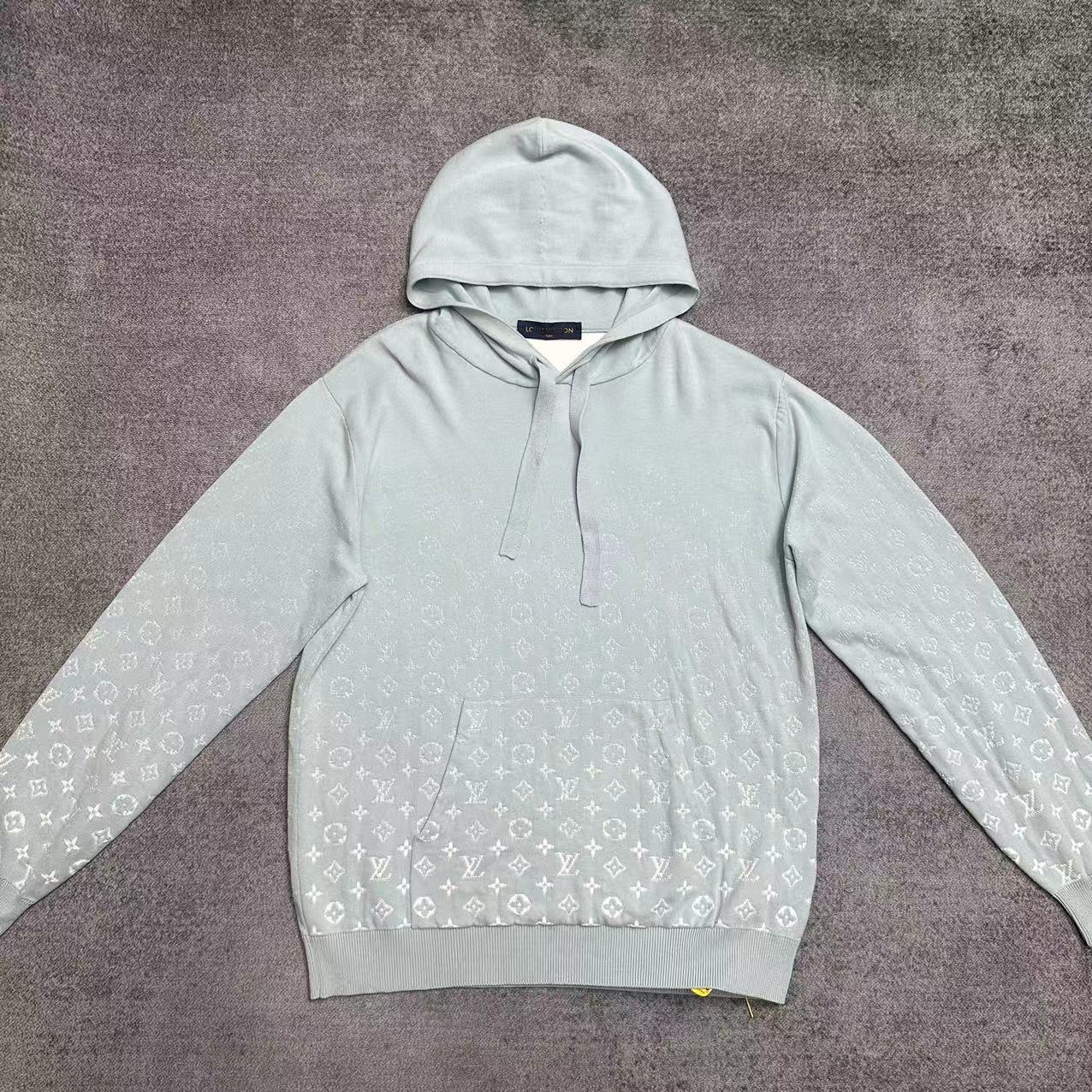 99新 LouisVuitton/路易威登 路易威登渐变三花连帽卫衣41281