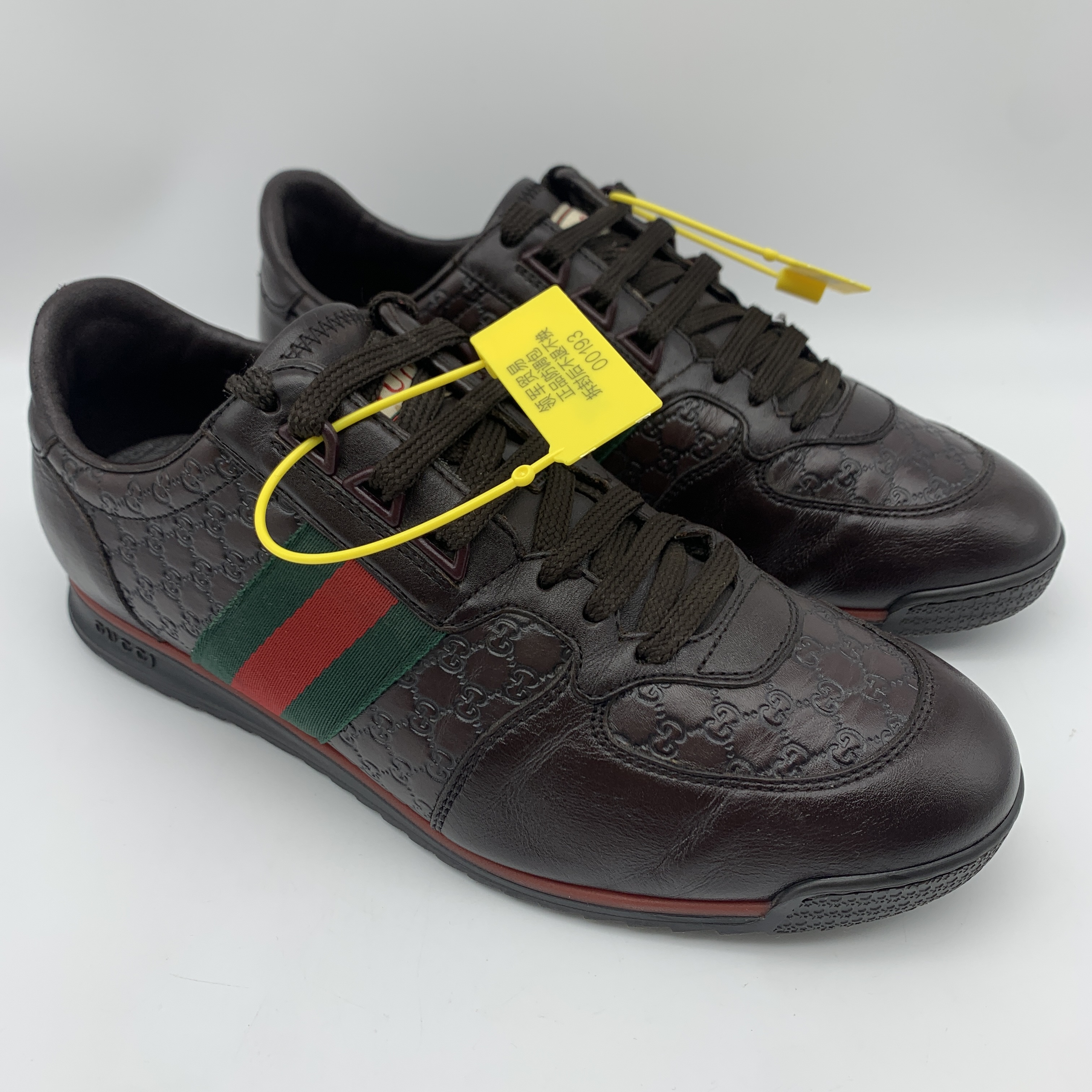 Gucci/古驰 二手男士高尔夫休闲时尚百搭板鞋/自定义95新40码