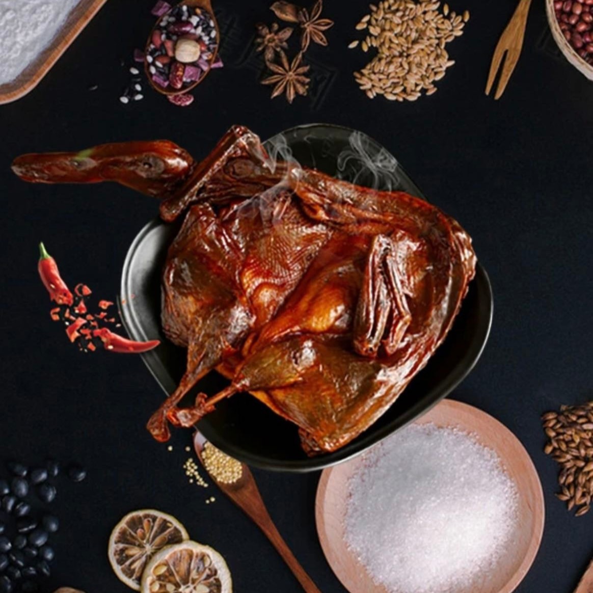 顺丰包邮洪湖特产香辣酱板鸭手撕酱香酱板鸭加热即食450g/只