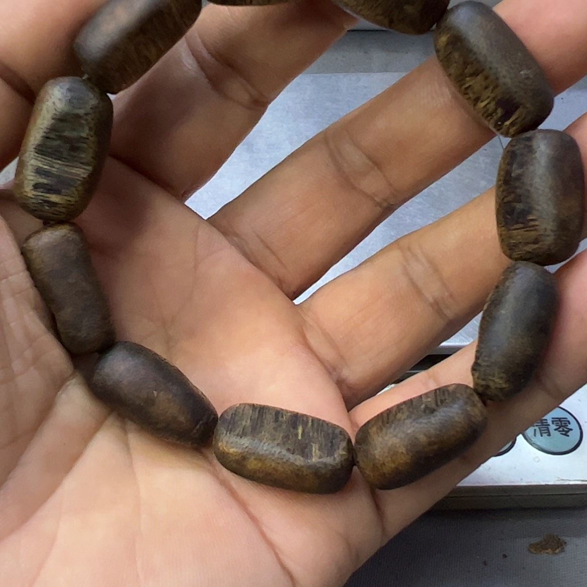 【闪购商品】沉香手串随**慢张勺子手串10克
