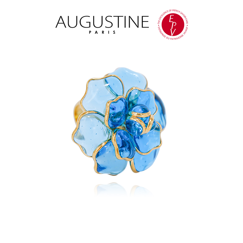 AZLOOK 铜合金戒指 AZLOOK【法国进口】AUGUSTINE 奥古斯汀山茶花