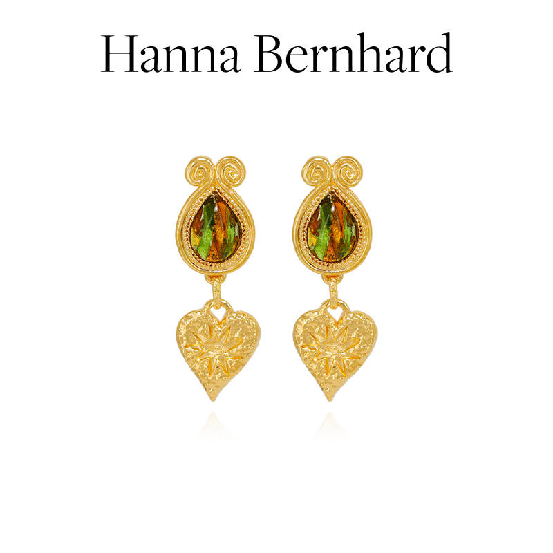 铜合金耳饰 AZLOOK耳环【法国进口】HANNA BERNHARD宫廷风耳环