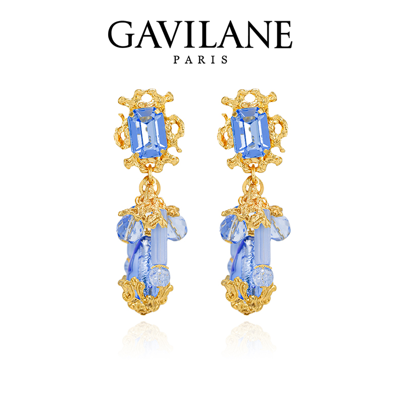 AZLOOK 铜合金胸针 AZLOOK【法国进口】GAVILANE 罗马假日rouge耳环
