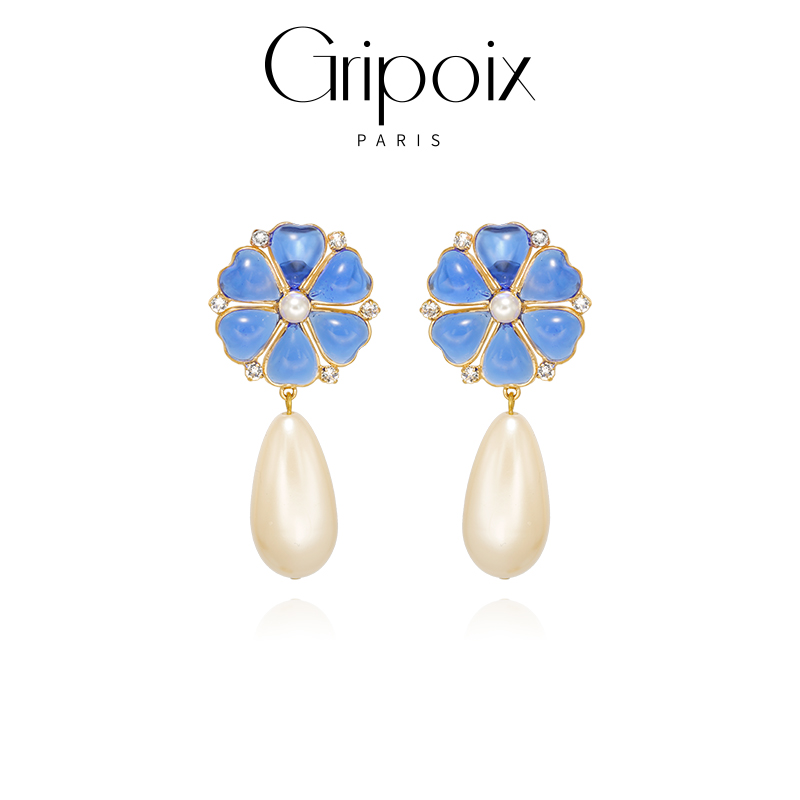 AZLOOK 耳环【法国进口】Gripoix paris 生命之花系列耳环