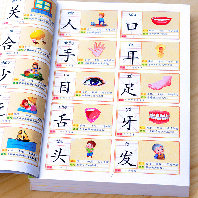 识字书幼儿认字识字大王3000字幼儿园儿童大班学前班宝宝早教