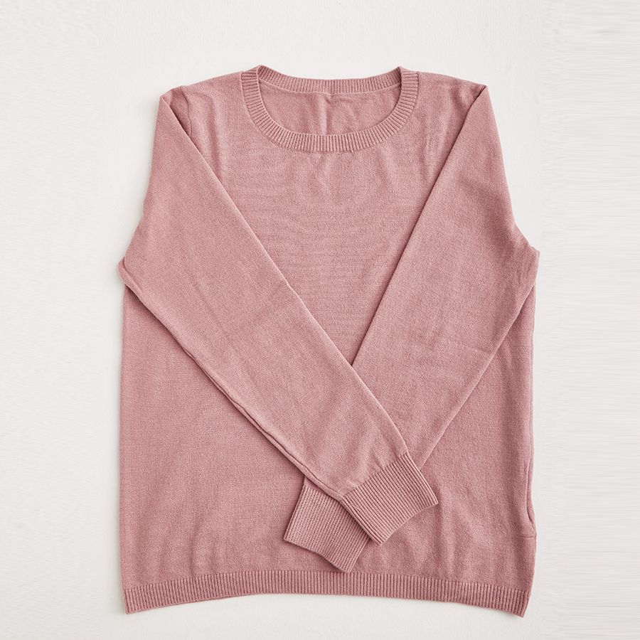 【自有工厂】秋冬新款针织衫女士圆领