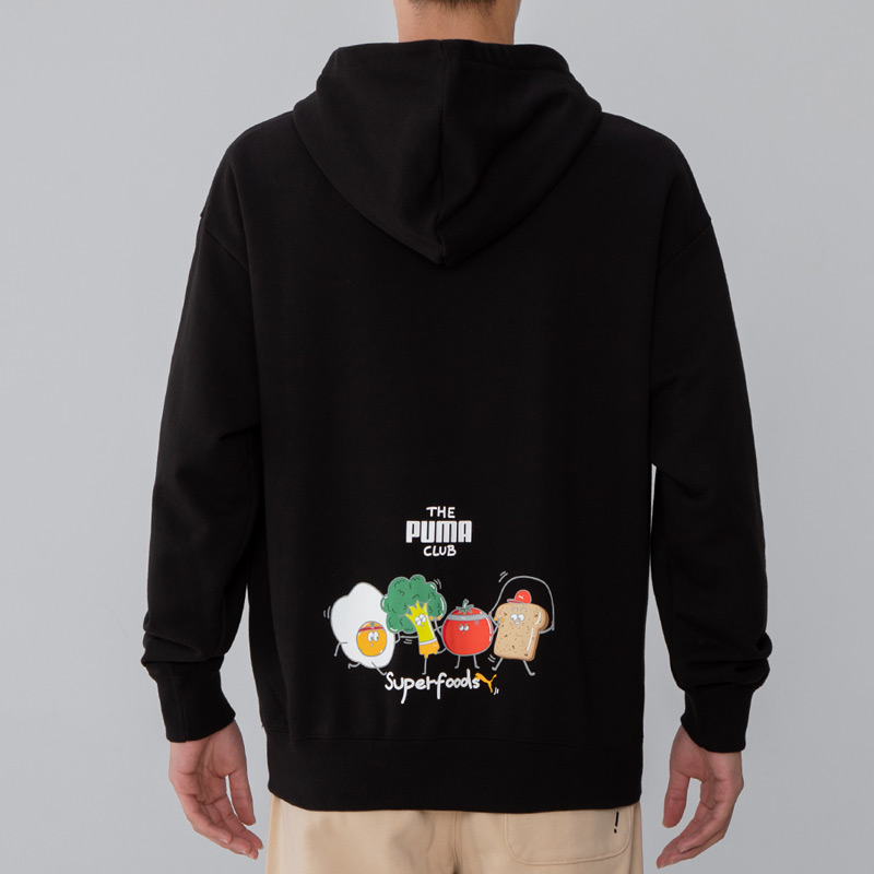 PUMA彪马卫衣外套男子情侣新款休闲服透气跑步运动服潮533199-01