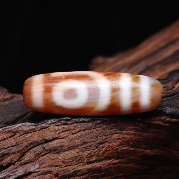 纯系列 粉调如意二眼 满红砂 材质细腻 油性十足 玛瑙珠