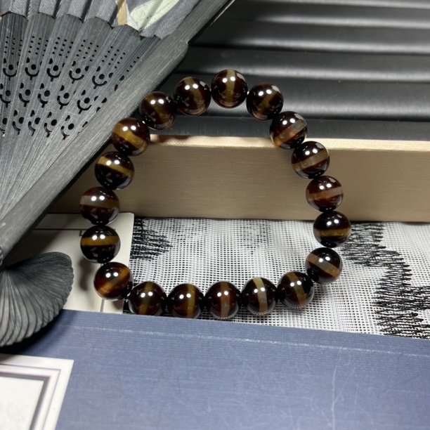 梵藏玛瑙药师手串男女情侣款民族风配饰