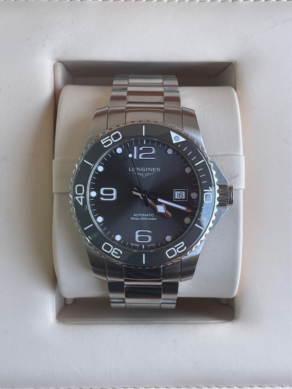 95新 Longines/浪琴 灰盘陶瓷圈康卡斯/43大盘/20国专全套15000