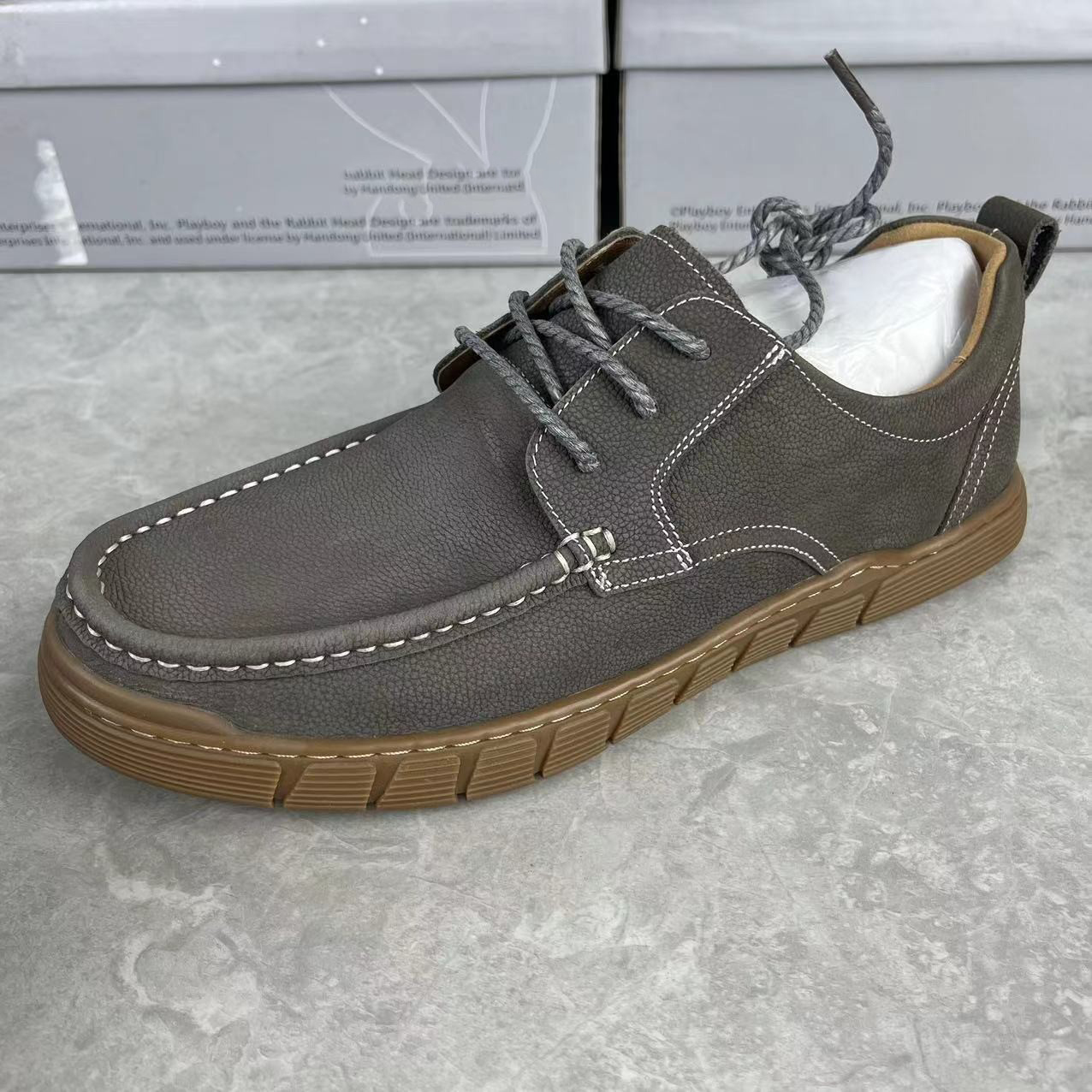 【按皮鞋尺码拍】舒适时尚户外软底透气真皮男鞋U019