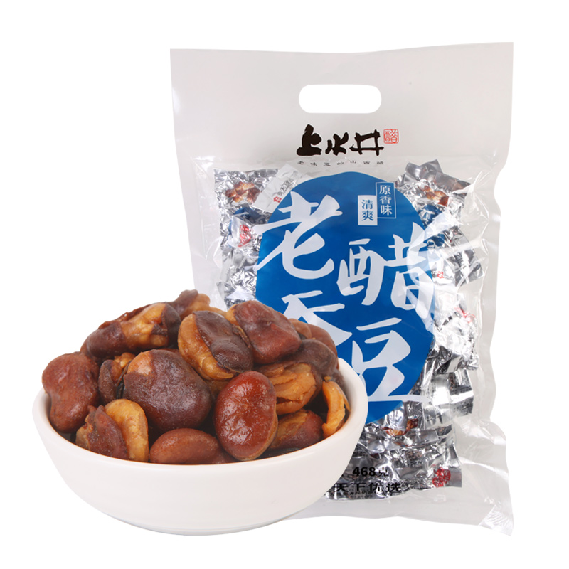 优选老醋蚕豆468g袋装多规格山西上水井醋秘制蚕豆追剧零食好吃