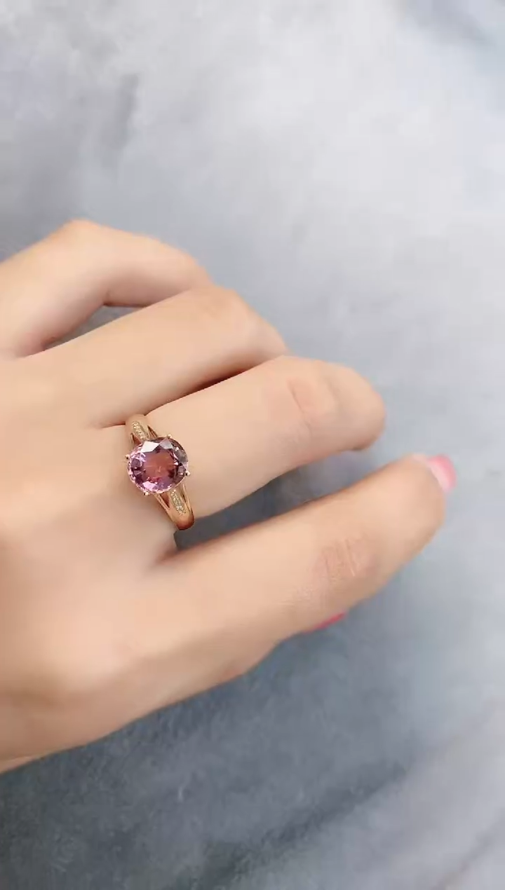 【闪购商品】碧玺戒指18K金镶嵌.